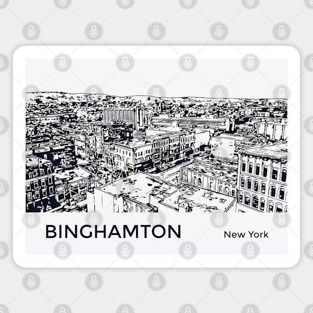 Binghamton New York Magnet by Lakeric